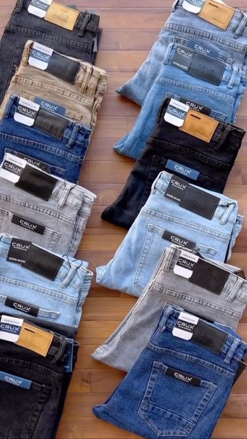 Denim Jeans - Classic blue denim jeans with perfect fit and comfortable stretch